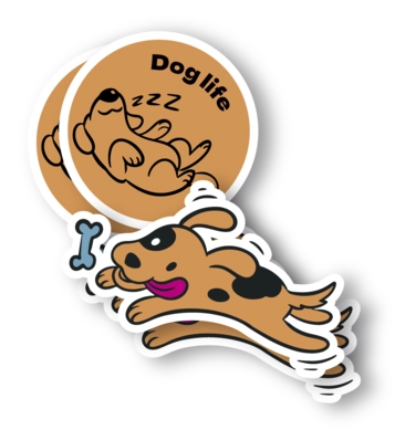 Autocolante din vinil laminate  