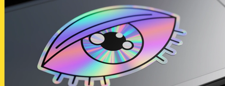 Autocolante holografice  