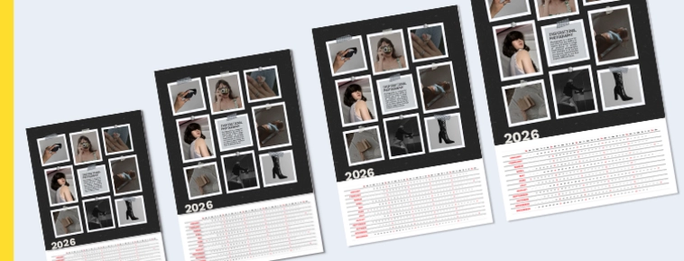 Calendare tip poster